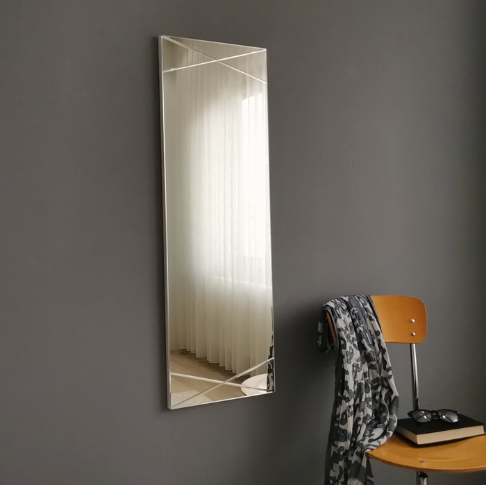 Hanah Home Espejo A321Y Plata 35x105 cm Hanah Home Espejo A321Y Plata 35x105 cm